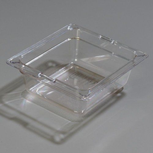 Carlisle 1030007 Top Notch Clear 1/6-Size 2-1/2&#034; Deep Food Pan