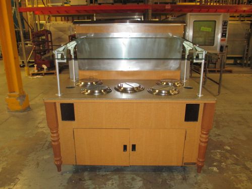 AMTEKCO 5&#039; HOT SOUP BAR HEATED WARMER END CAP RESTAURANT GROCERY