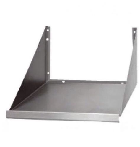 Microwave Oven Wall Shelf 18&#034;x18&#034; Stainless Steel - NSF - Heavy Duty