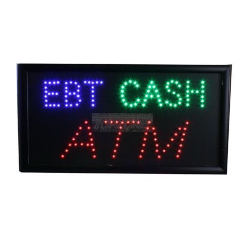 Atm led sign with ebt for sale