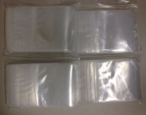 400 3&#034;x3&#034;x.002 LDPE CLEAR ZIPLOCK BAGS FREE SHIP