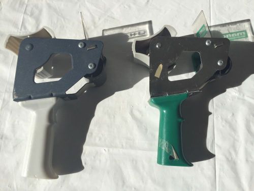 Lot Of 2 Tape Dispensing Gun.U-Haul Tape Dispenser - Manco Packing Tape Gun