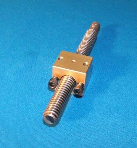 1/2-10 ACME BRASS NUT BLOCK for right hand acme threaded rod single start CNC