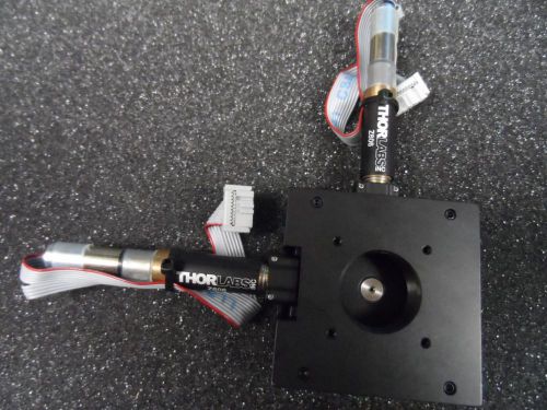 Thorlabs ST1XY-A Translation Mount w/ 2 Z606 6mm Motorized Actuators