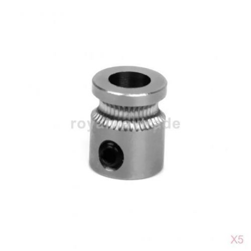 5x MK8 Extruder Drive Gear 5mm for 1.75mm Filament Reprap Makerbot 3D Printer