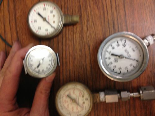 Lot of 4 gauges