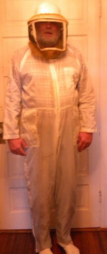 Bee Keeper Suit XXL Coveralls, Helmet &amp; Head Net  Walter T. Kelley CO Beekeeping