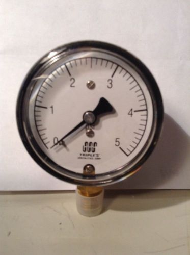 5 Psi Pressure Gauge