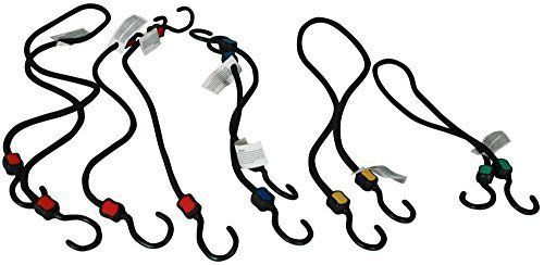 Highland (91338) Triple Strength Bungee Cord Assortment - 7 Piece New