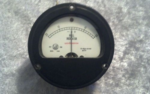 1959 DEJUR NEW YORK NULL INDICATOR ANALOG PANEL METER STEAMPUNK