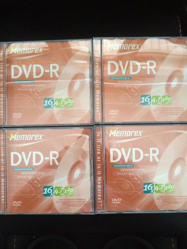 Dvd-R Memorex 16x 4.7GB 120 Min Video (4 Recordable Discs)