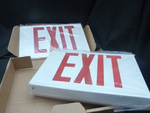 Egi electrical groupled  exit sign  red insert letters for sale