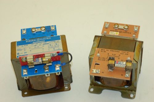 GE 9T58B51, 0.75 KVA &amp; 9T55Y50G2, 0.50 KVA Transformers - Lot of 2