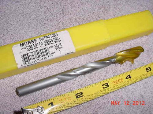 *NEW* MORSE 5330  3/8&#034; C/T JOBBER DRILL 879D **FREE SAME DAY SHIPPING USA**