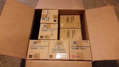 KONICA MINOLTA OEM BIZHUB TONER LOT of 7  A070131 A070330 A0ATWYO NEW!!