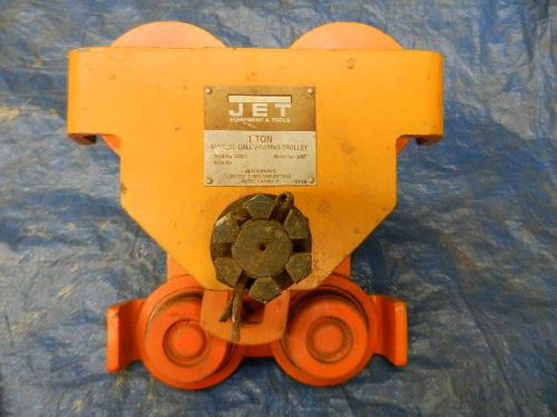 JET 1  Ton Hoist Trolley Model1M3T, fits 3&#034; To 6&#034; I Beam