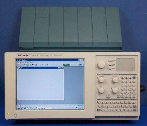 Tektronix TLA704 Opt.1S Logic Analyzer Portable Mainframe,TEK TLA 704