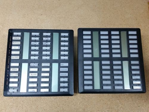 Lot of (2) Nortel Norstar NT8B41FA-03 CAP 48 Keys Module USED