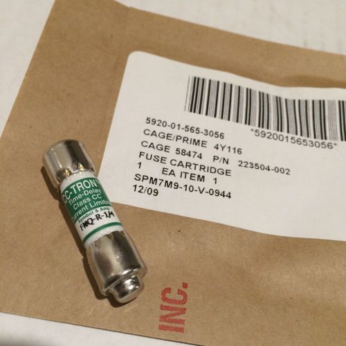 Cooper bussmann fnq-r-1/4 cc-tron time-delay class cc 1/4a 600vac buss fuse for sale