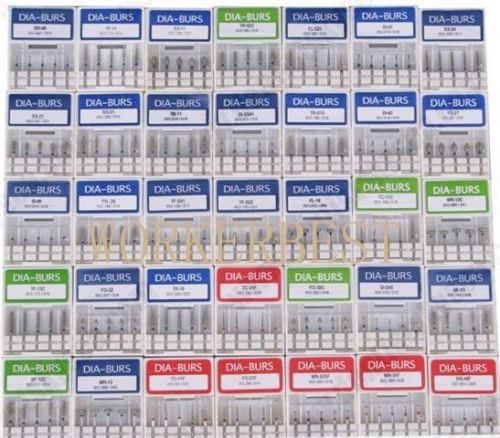 200 Dental SKYSEA Diamond Burs for High Speed Handpiece FG 1.6mm