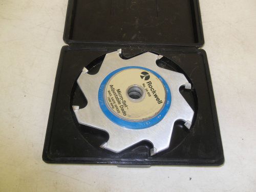 Rockwell No.34-959 Micro-Set Adjustable Dado Saw Blade With Case