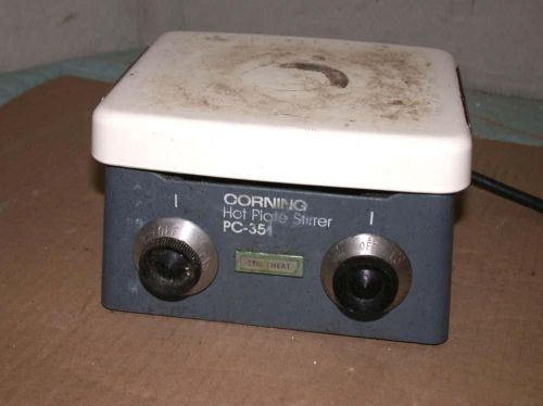 Corning PC-351 Ceramic Top Magnetic Laboratory Hotplate Stirrer  Free S&amp;H