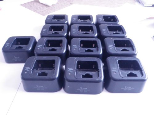 13 LOT of ICOM DESKTOP RADIO CHARGER CRADLES ONLY