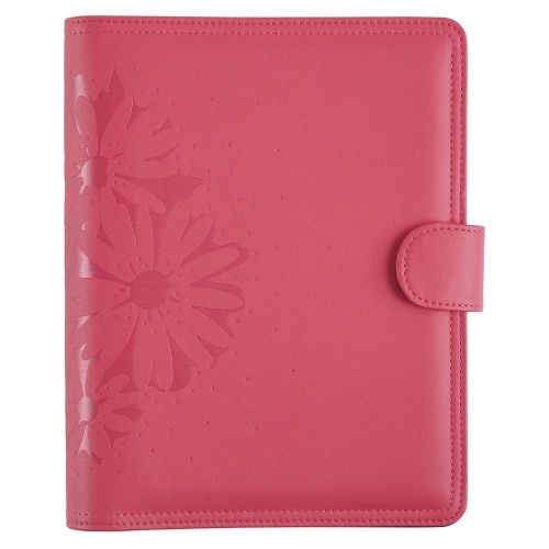 DAY-TIMER 2014-2015 Academic Year Mom Planner, 7-Ring, Pink, 5.5x8&#034; With Notepad
