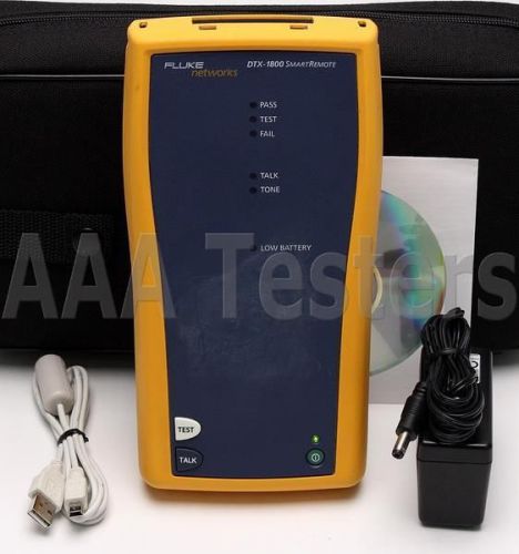 Fluke networks dtx-1800 smartremote cat6 dtx 1800 remote for sale