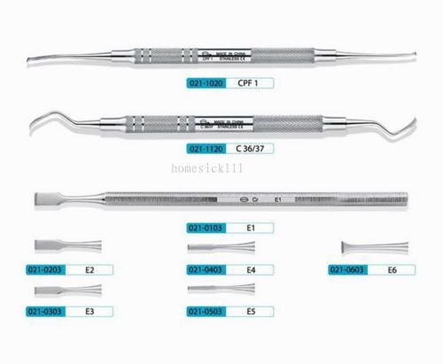 10PCS  KangQiao New Dental Instyrument Dental Chisels E6