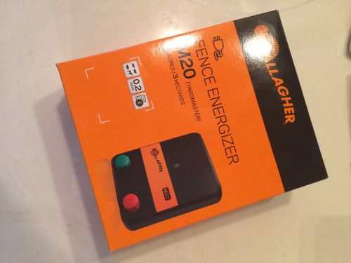 Gallagher M20 YARDMASTER Electric Fence Charger Energizer 8acre/1.25mile/.2J