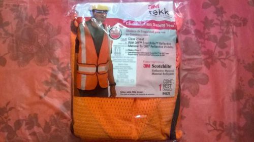 LOT (5) OF CLASS 2 CONSTRUCTION SAFETY VEST (ORANGE)