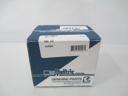 NEW MELTRIC 19-18070 DN9 MULTIPIN PLUG 20A PLUG &amp; RECEPTACLE D231561