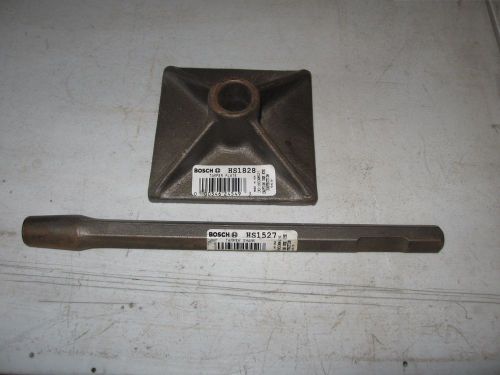 Bosch 3/4&#034; Hex tamper plate shank &amp; 5&#034; plate HS1527 &amp; HS1828