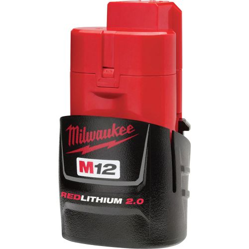 Milwaukee 48-11-2420 M12 12V REDLITHIUM 2.0 Compact Battery Pack for M12 Tools