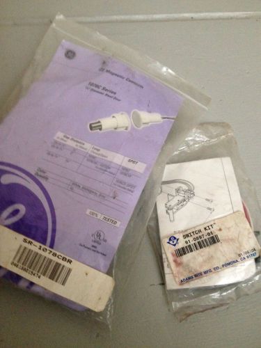 2 Items, Bag of 10 GE Magnetic Contacts &amp; Adams Rite Switch Kit