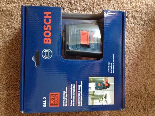 *NEW* BOSCH GLL 2 Self-Leveling Cross-Line Laser 30 ft 0601063A10