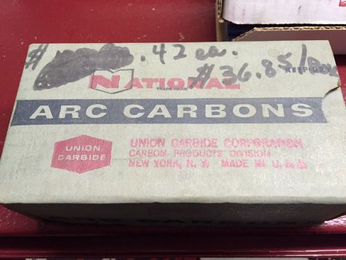 3/16&#034; x 6 AIR CARBON ARC GOUGING RODS AC COPPERCLAD ELECTRODE 20pc UNION CARBIDE