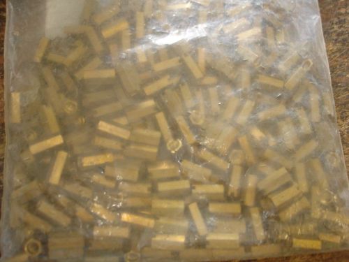 LOT OF 290 MARCO MFG BRASS HEXAGONAL SPACERS-
							
							show original title