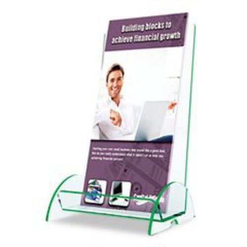 deflect-o Euro-Style Docuholder Leaflet Display Rack, Clear (775383)