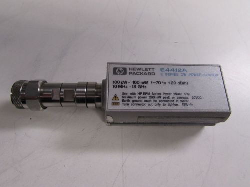 Agilent Keysight E4412A Wide Dynamic Range Power Sensor, E-Series, CW, READ