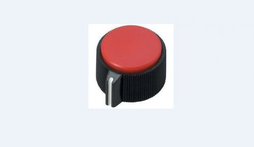 Bulk buy 14 packs of 1&#034; (25mm) Control Knobs with red Insert 274-0433 1/4&#034; shaft