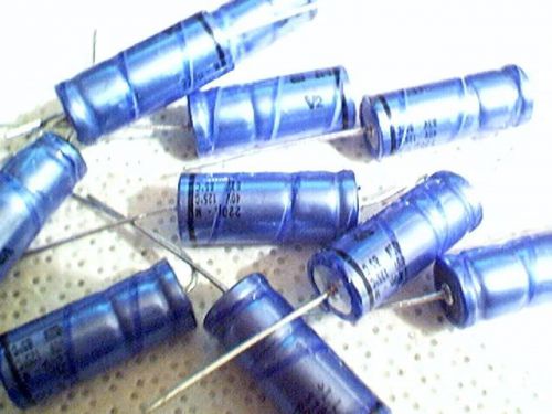 10 Vishay  220 uf +- 20% 40 vdc Capacitors  newark # 95C1255 for spechs