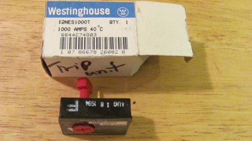 WESTINGHOUSE  12NES1000T  TRIP  UNIT  1000  AMPS - NIB