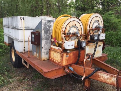 High Pressure Wash Unit / Trailer Mounted / (2) 1000 PSI Guns /  Waterous Corp.