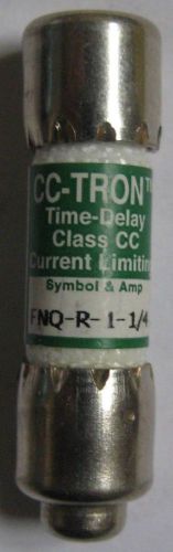 Bussmann CC-Tron Time-Delay Class CC Fuse 1.25A FNQ-R-1-1/4 NNB