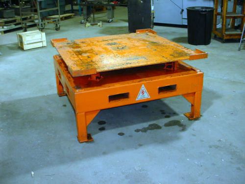 BEAUTIFUL STEEL MASTER 50&#034; X 50&#034; 360 DEGREE TRANSFER-WELDING TABLE