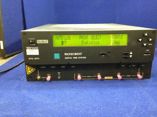 Wavecrest DTS-2075 Digital Display Time System Scope Measurement Test Instrument