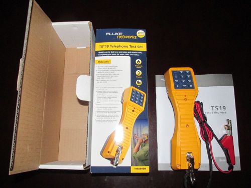 Fluke TS 19 Telephone Test Set Model 19800HD9