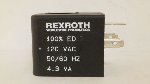 REXROTH SOLENOID VALVE 120VAC/60HZ/4.3VA *NEW SURPLUS*